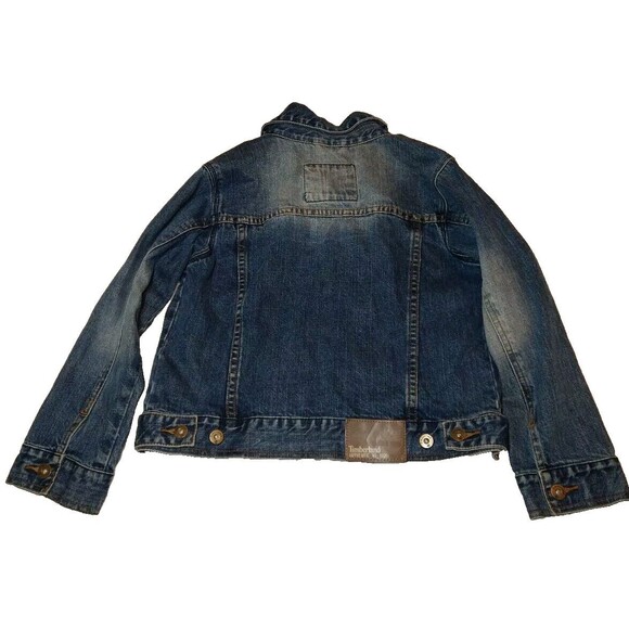 Timberland Kids Denim Jean Jackets Size Small (8-10) - Picture 7 of 9